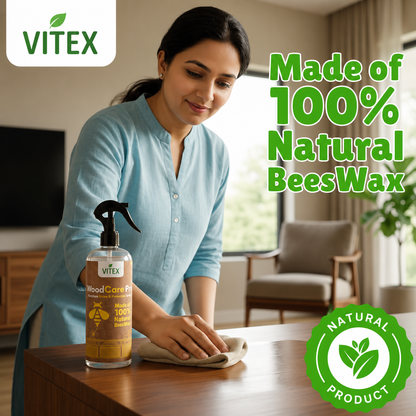Vitx WoodCare Pro | India's No. 1 Natural Furniture Shine & Protection Spray