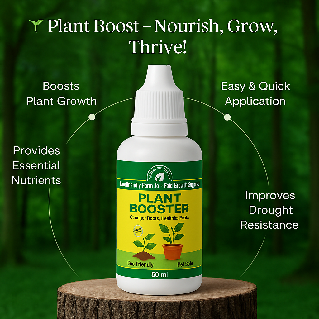 Natural Plant Care Combo - Plant Boost with Safe Plant Sprays - 3 Plant Boost with 2 Safe plant Spray Free