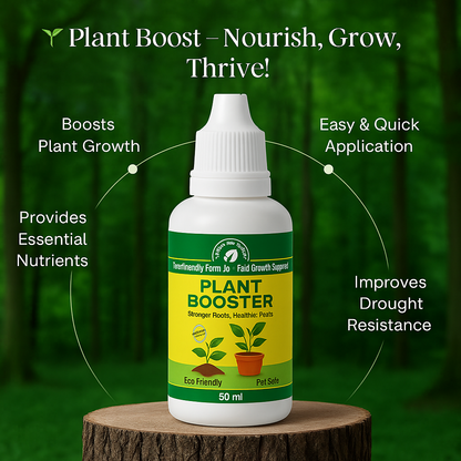 Natural Plant Care Combo - Plant Boost with Safe Plant Sprays - 3 Plant Boost with 2 Safe plant Spray Free