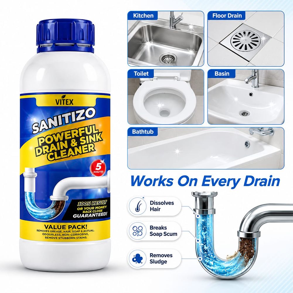 Powerful Toilet Cleaner Active Oxygen Powder