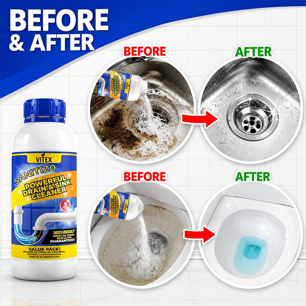 Powerful Toilet Cleaner Active Oxygen Powder