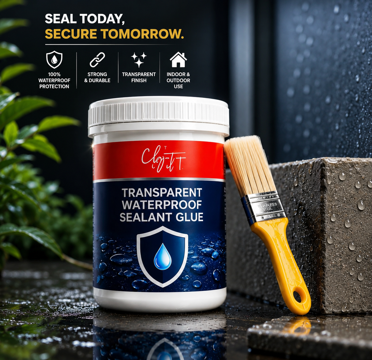 LeakGuard Waterproof Sealant Glue | Buy 1 Get 1 FREE + Free Brush