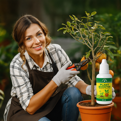 Organic Plant Care Combo | Root Booster + Support Clips