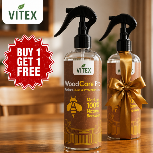 Vitx WoodCare Pro | India's No. 1 Natural Furniture Shine & Protection Spray