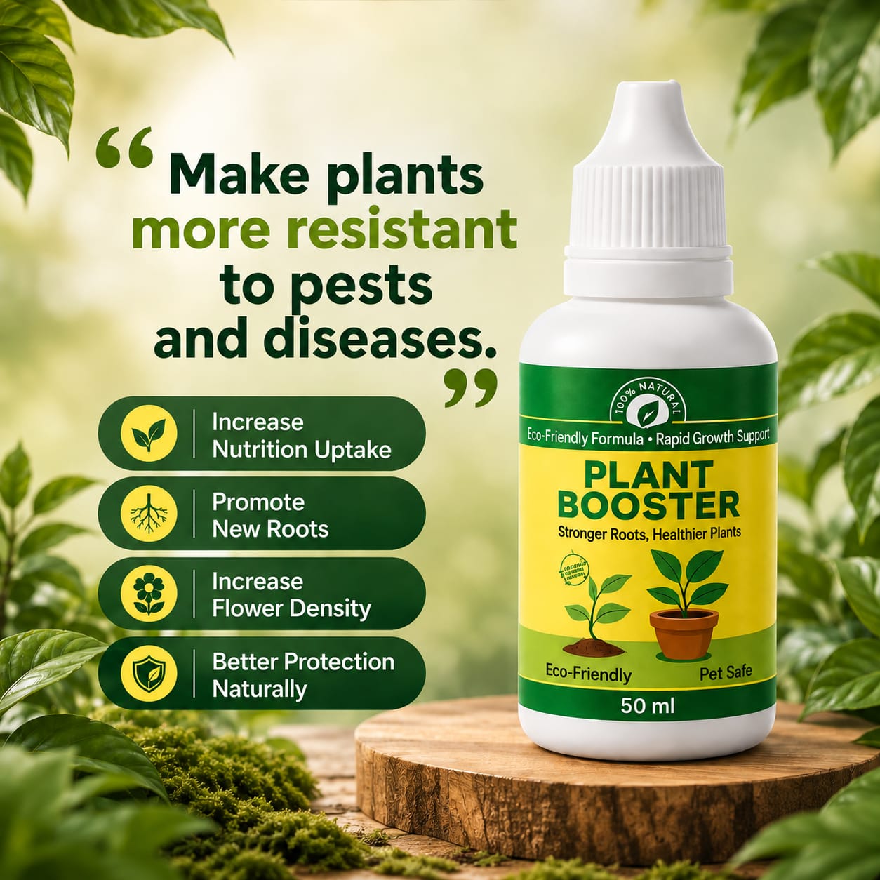 Organic Plant Boost  Faster 2x Growth & Stronger Roots