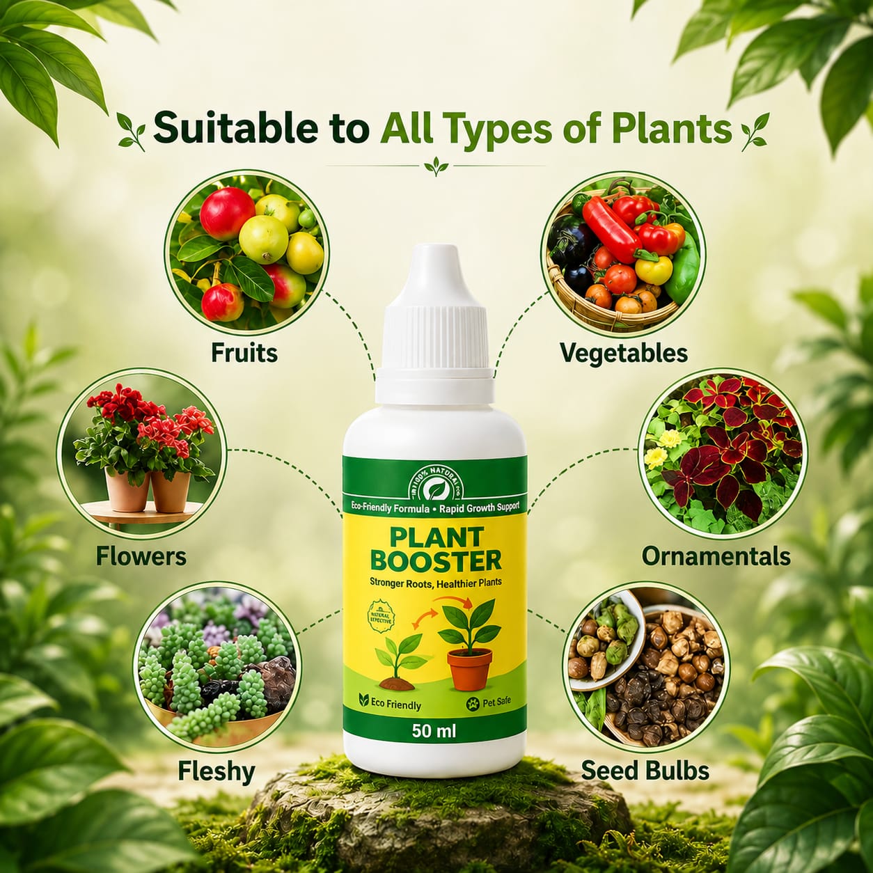 Organic Plant Boost  Faster 2x Growth & Stronger Roots