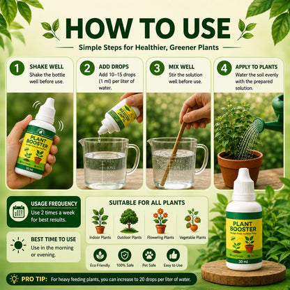 Organic Plant Boost  Faster 2x Growth & Stronger Roots