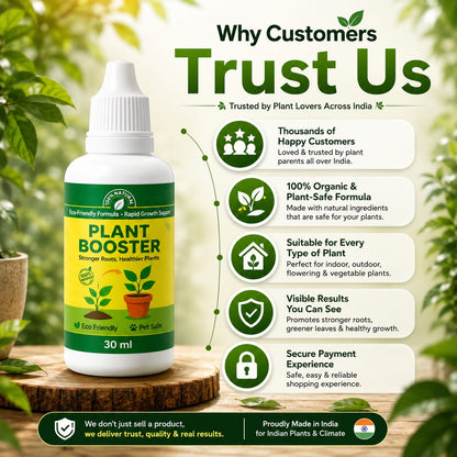 Organic Plant Boost  Faster 2x Growth & Stronger Roots