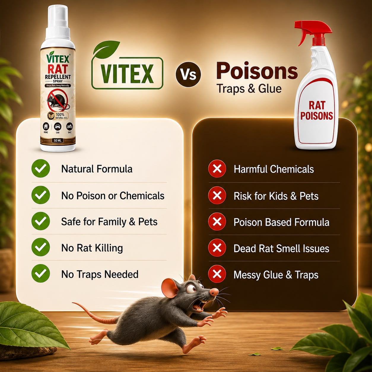 Rat Repellent Spray  Safe Effective and Eco-friendly