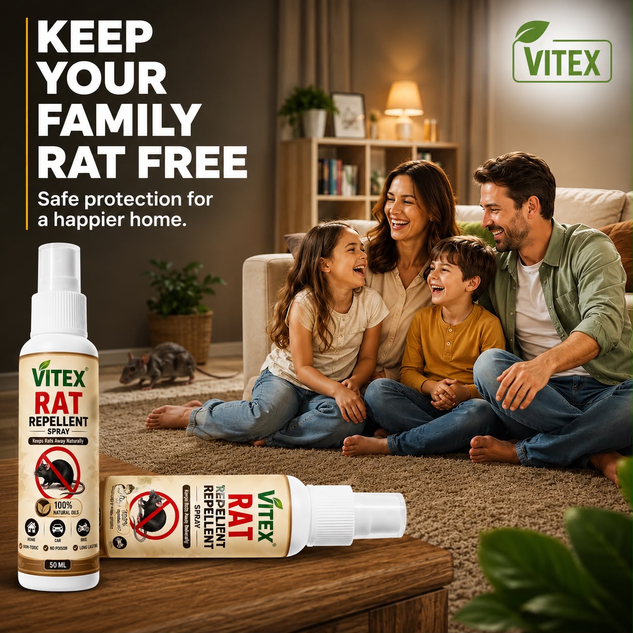 Rat Repellent Spray  Safe Effective and Eco-friendly