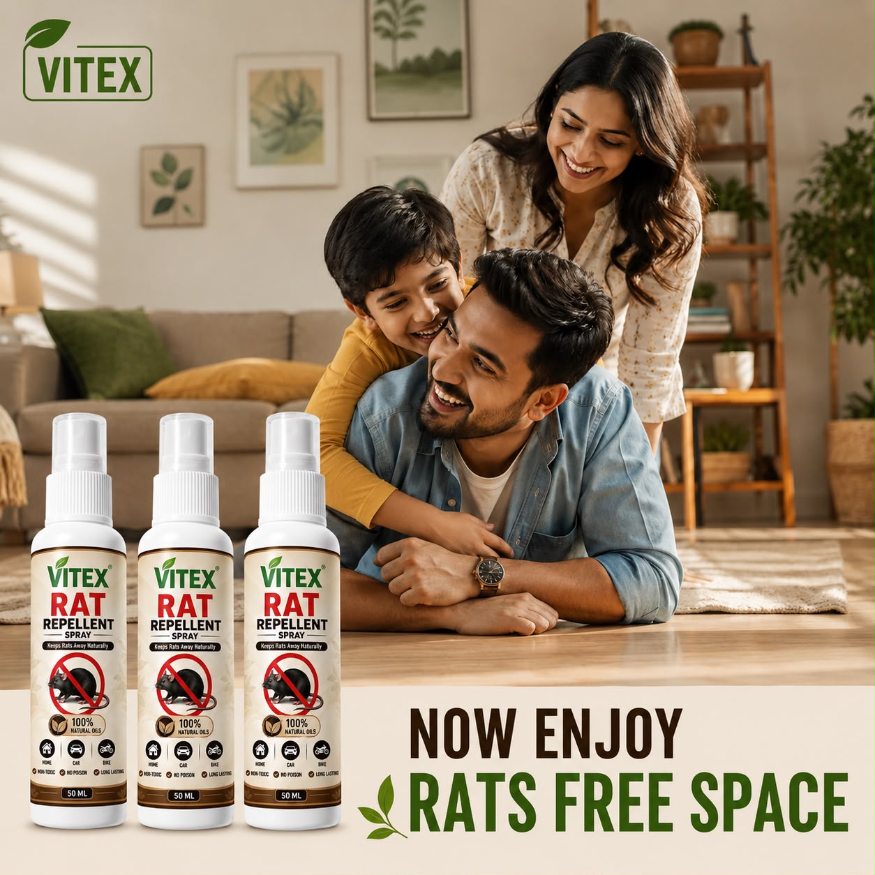 Rat Repellent Spray  Safe Effective and Eco-friendly
