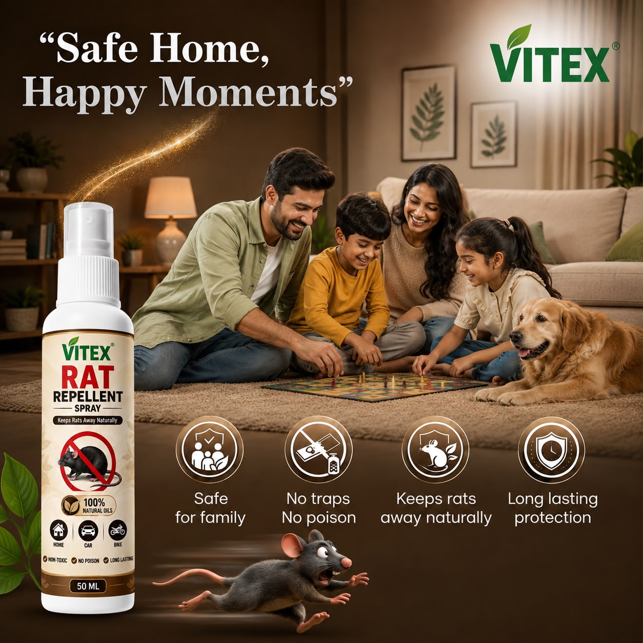Rat Repellent Spray  Safe Effective and Eco-friendly