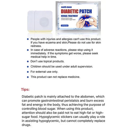 Blood Sugar Control Herbal Diabetic Patches BUY 1 GET 1 FREE