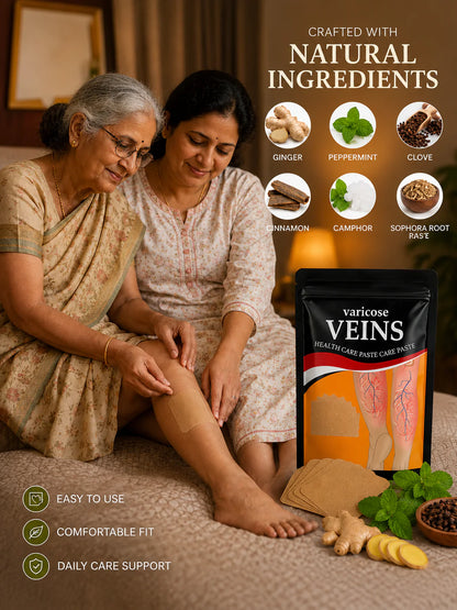 Vitex  Varicose Vein Patches | Natural Herbal Therapy for Swelling, Fatigue & Vein Health