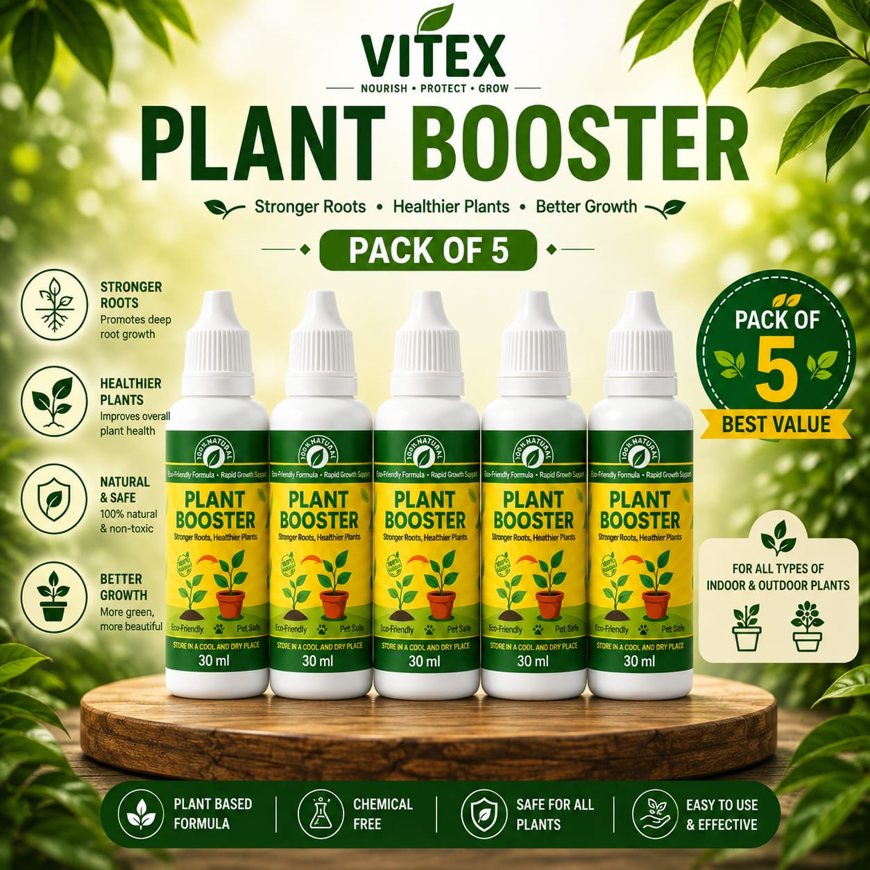 Organic Plant Boost  Faster 2x Growth & Stronger Roots